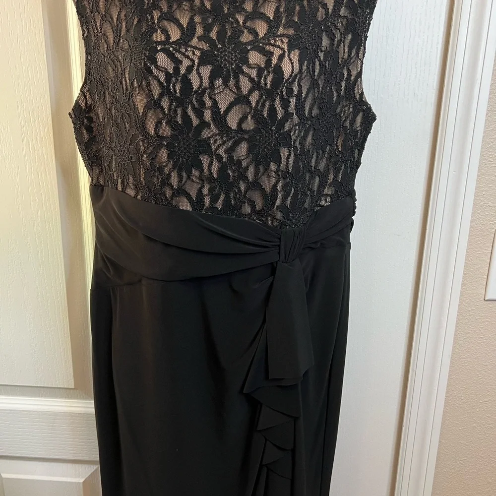 NWOT Tiana B. Black Lace Dress - Picture 2 of 4